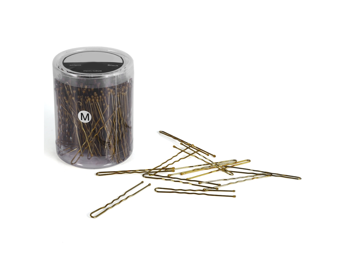 2026 300 Pcs Ferramentas de Cabeleireiro Diy para Estilo Pinças de Cabelo Acessórios de Salão Ouro M