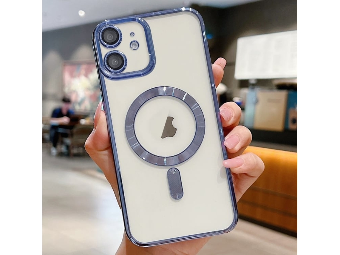 Capa Para Iphone 12 - Revestimento Eletroplástico - Tecnologia Magsafe