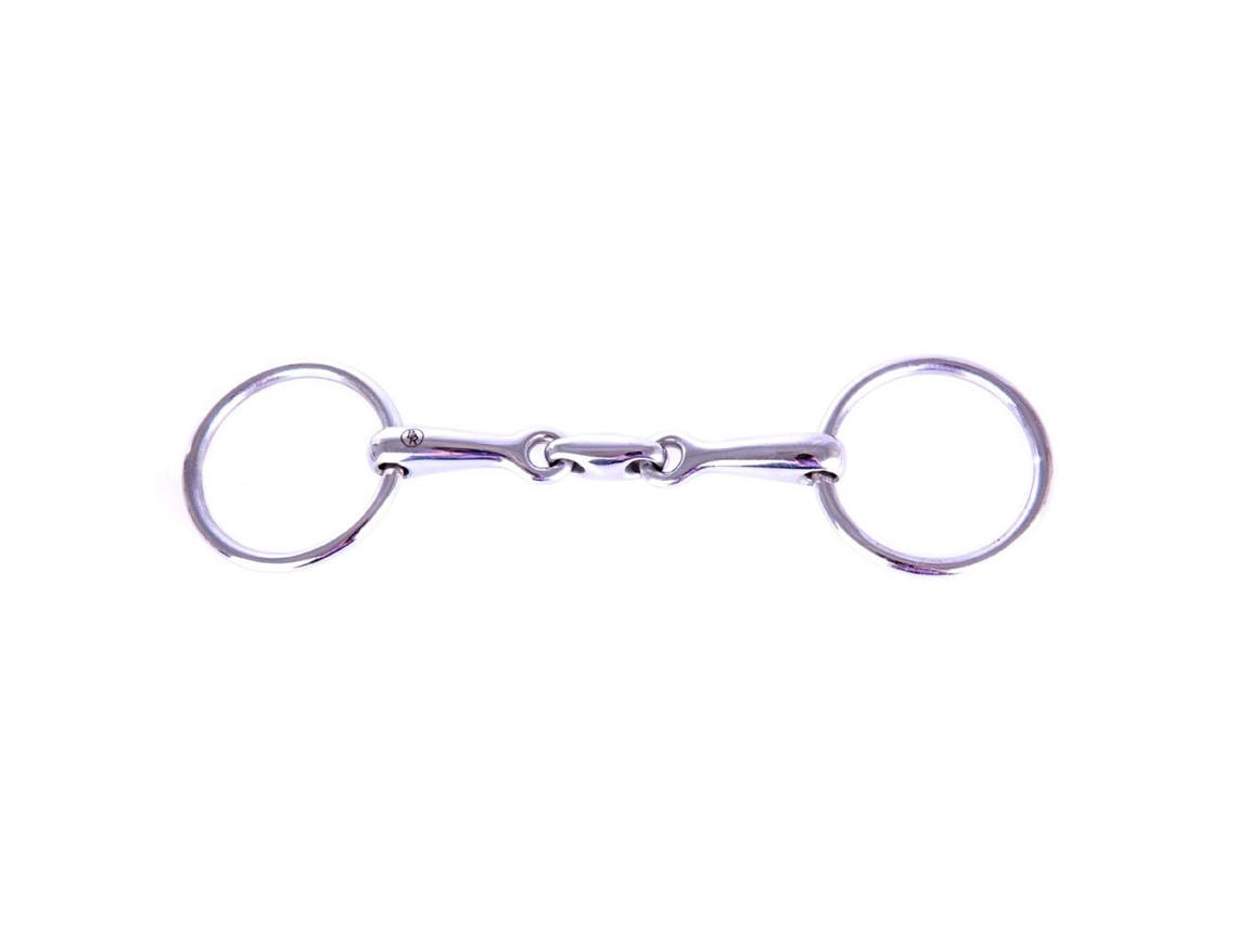 Duplo Quebrado Pony Solid 14 Mm Brigadeiro Prateado 10.5 Cmbr