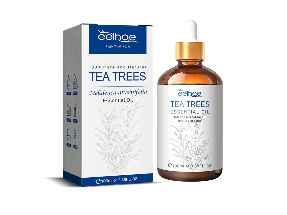 Óleo de Árvore de Chá Natural 100% Puro para Cuidados e Relaxamento da Pele LAXISCREED