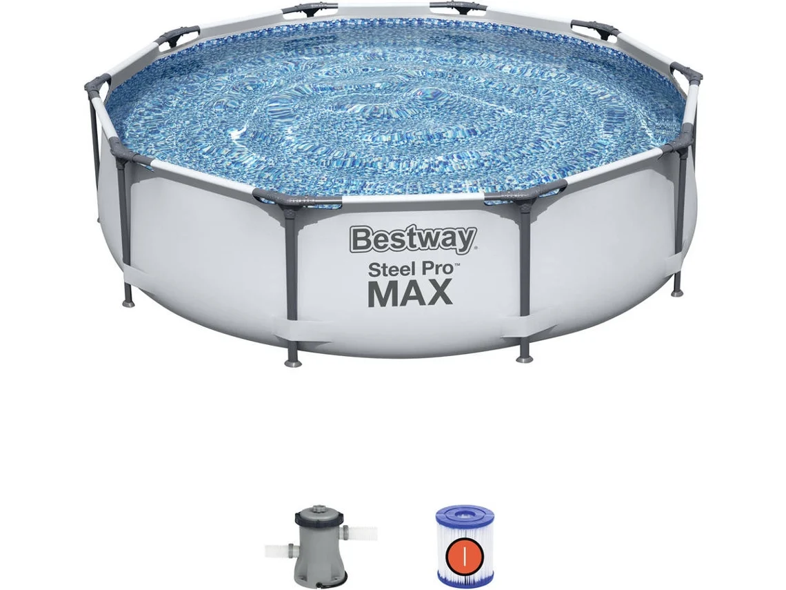 Conjunto Piscina Tubular BESTWAY 56408 (com Cartucho - 4678 L - 305x76cm)