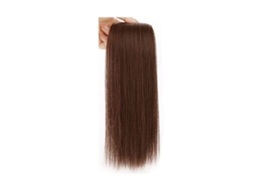 Topper De Cabelo Sintético Para Mulheres Meninas Com Volume Clip-on 30cm Castanho Escuro Para Festas Aniversário Encontro