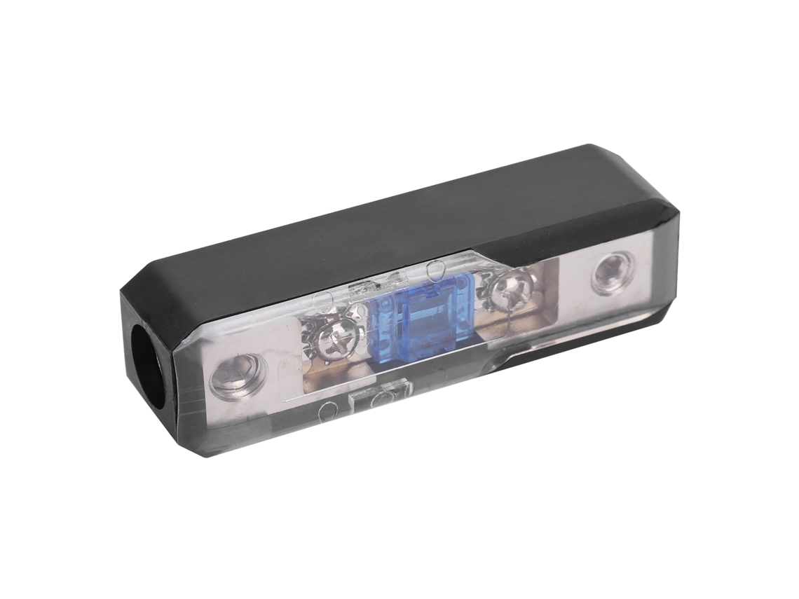 Laxiscreed Porta-fusível De Potência De Áudio Mini Transparente Para Carros E Camiões