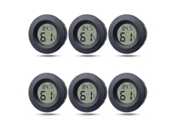 Mini Higrômetro Termômetro Digital Para Ambientes Internos Com Sensor De Temperatura Fah