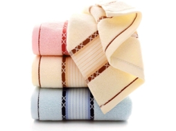 Conjunto de 3 Toalhas Esportivas Qrity 100% Algodão, Multifuncionais Altamente Absorventes Variações para Praia, Banho e Mãos 35x75cm AQUAFORGE