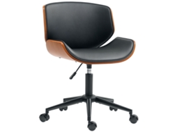 Cadeira de Escritório S/MARCA, sem Braços, Giratória, Estofada, Altura Ajustável, 84 Cm, Preto