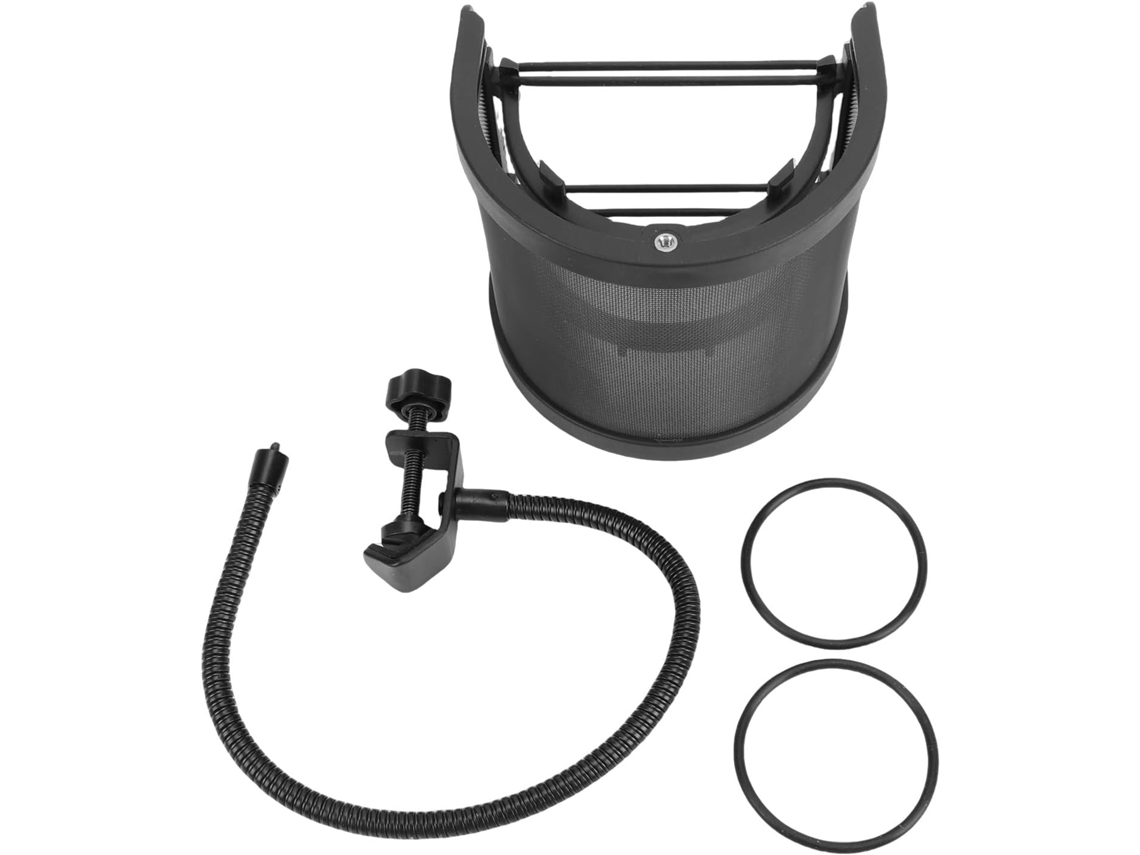 Filtro Pop Para Microfone, Proteção Profissional Em Abs Para A Haste