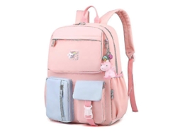 Mochila Escolar, Ideal Para Escola, Viagens Ou Trabalho, Com Um Compartimento Espaçoso.