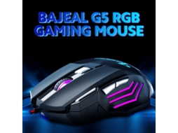 Rato Gamer LAXISCREED Rgb Preto