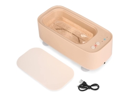 Limpador Ultrassônico Mini 300ml 45khz Com 3 Modos De Limpeza E Função Touch (rosa)