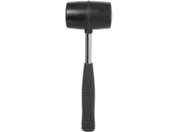 Martelo De Borracha Com Cabo De Aço Resistente Ideal Para Montar Tendas E Toldos