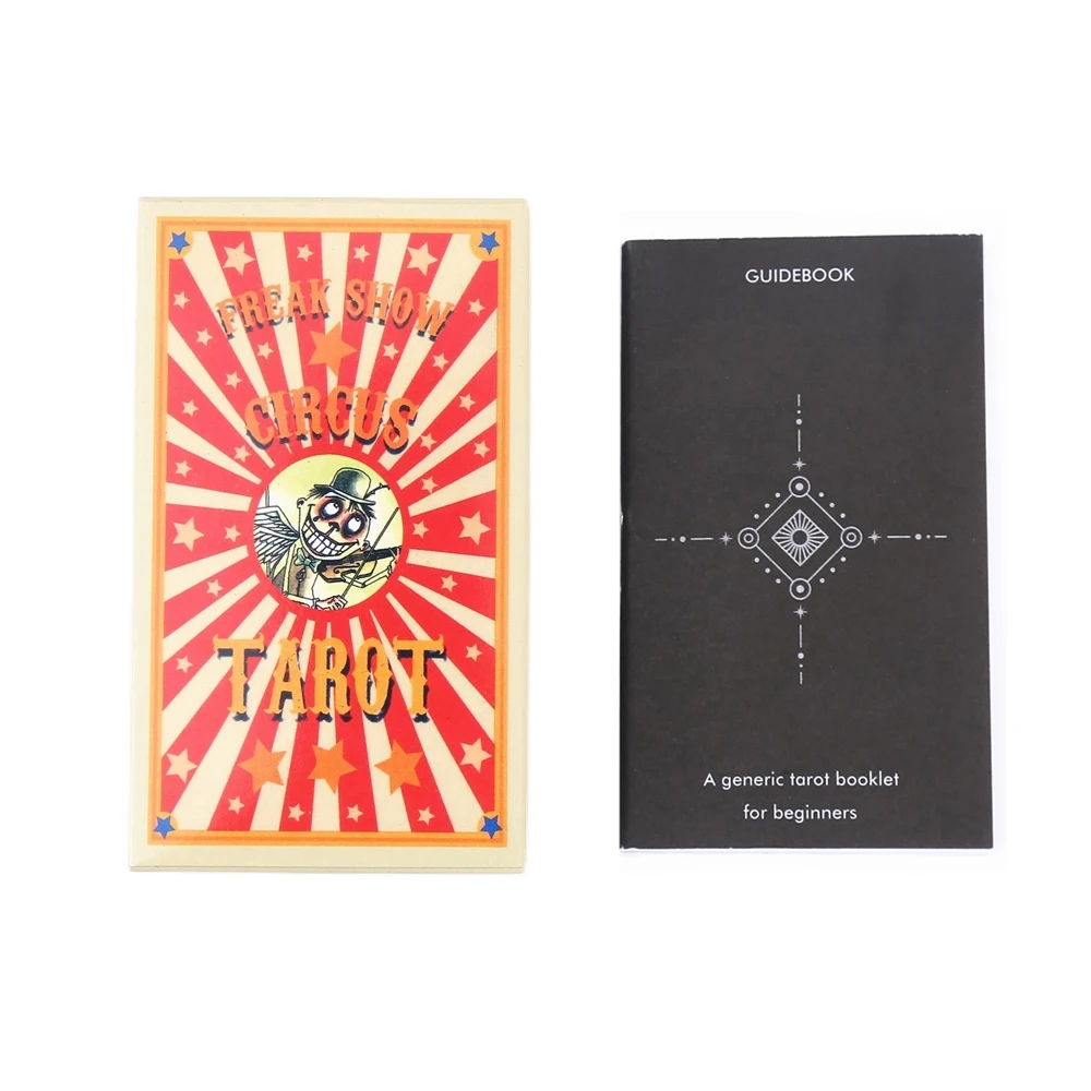 Jogo de Tarô The Weird Circus , Conjunto de Tabuleiro com 78 Cartas, Inclui Guia do Jogo. MDUG (versão em Inglês)
