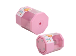Sacapuntas Eléctrico Recargable Portátil 500mah Duradero Para Niños Estudiantes Rosa Material Escolar
