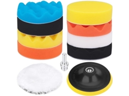 Disco De Polimento Automotivo 3/4/5 Polegadas, Conjunto Com 11 Peças,