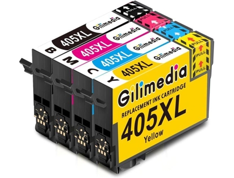 Cartuchos De Tinta 405xl 405 Xl Para Epson 405 405xl Para Epson Workforce Pro Wf 3825 Wf 3820 Wf 7840 Wf 4820 Wf 4825 Wf 4830 1001 Pilhas Baterias