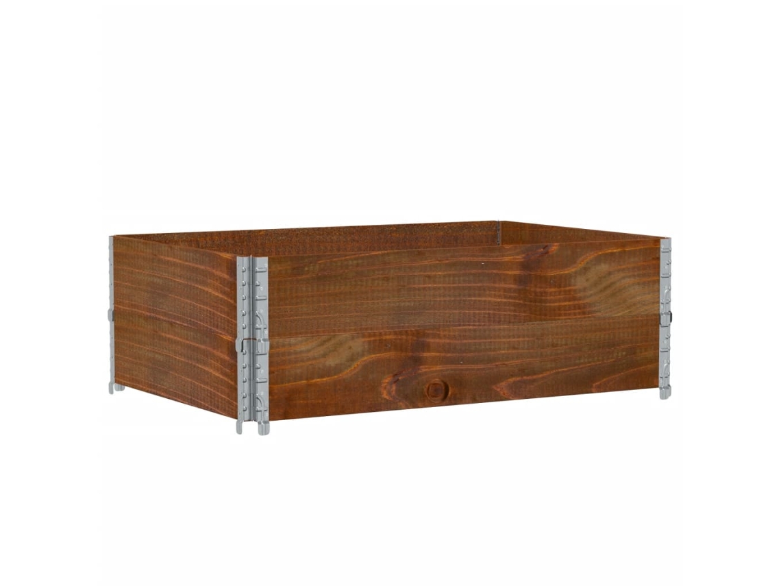 Garden Planter, Garden Planters Vidaxl Marrom Madeira De Pinho (120 X 80 X 41 Cm)