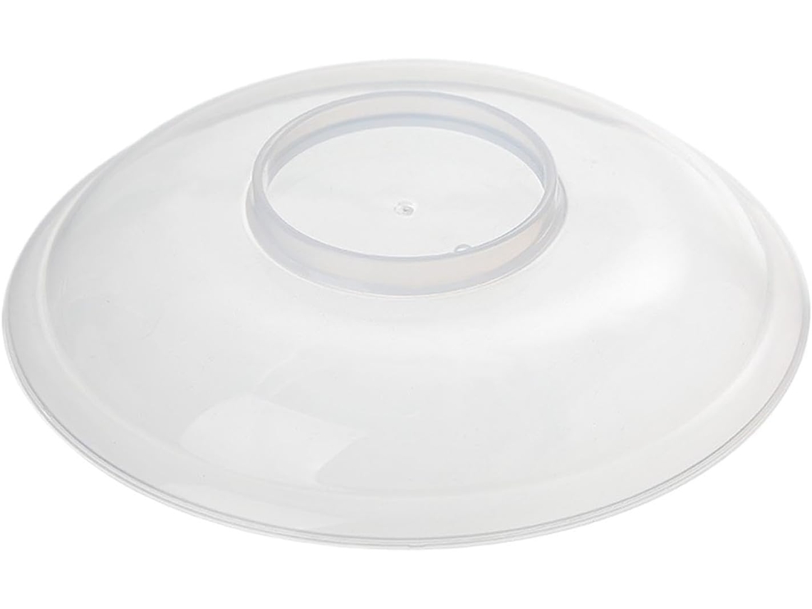 Tampa Para Micro Ondas Com Ventilação E Plugue Protetor Transparente