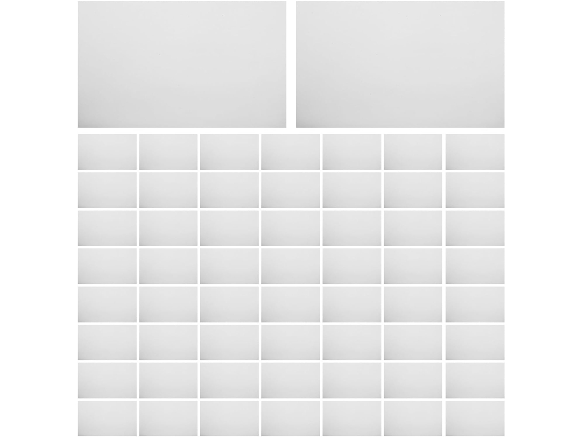 Conjunto de 100 Topbathy Protetores Documentos Transparentes em Plástico com Acabamento Elegante e Bordas Pr