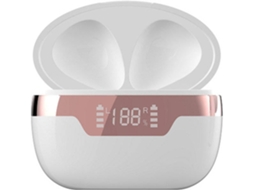 Auriculares Bluetooth True Wireless ENKERS 5.2 com Caixa de Carregamento Mini Usb-C Sport com Mic