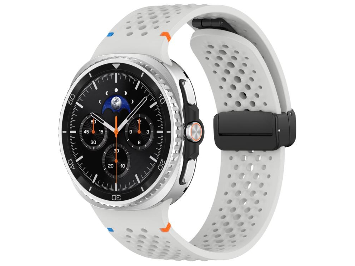Estojo para Samsung Galaxy Watch 8 Cor Sólida com Bracelete de Tpu Integrada Cinza XIAOMOYU (44mm)