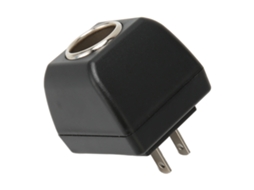 Mali adaptador de Energia do Carro Ac para 12v Dc com Indicador de Luz Led Adaptador do Isqueiro do Carro