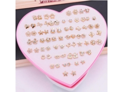 Vylara 36 Pares/conjunto Brincos De Cristal Desenhos Hipoalergênicos Para Mulheres E Meninas