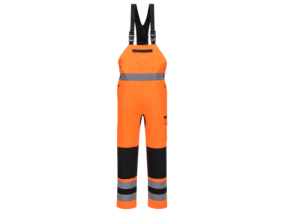 Peto De Trabalho De Alta Visibilidade Ecológico Wx2 | Sustentável Naranja/negro / L