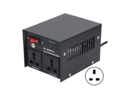 Conversor De Tensão Elevador Buck 200 W Para Dispositivos Elétricos 110 V, 120 V, 220 V E 240 Com Plugue Do Reino Unido