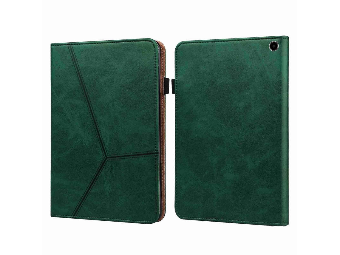 Capa de couro com listras em relevo Webake para tablet Amazon Kindle Fire HD 8 (2022)