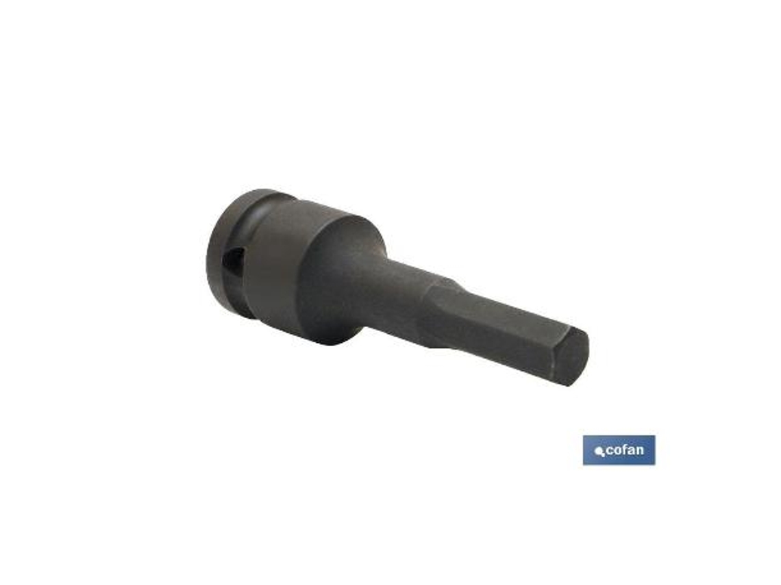 Vaso impacto 1/2 hexag. macho 13 mm