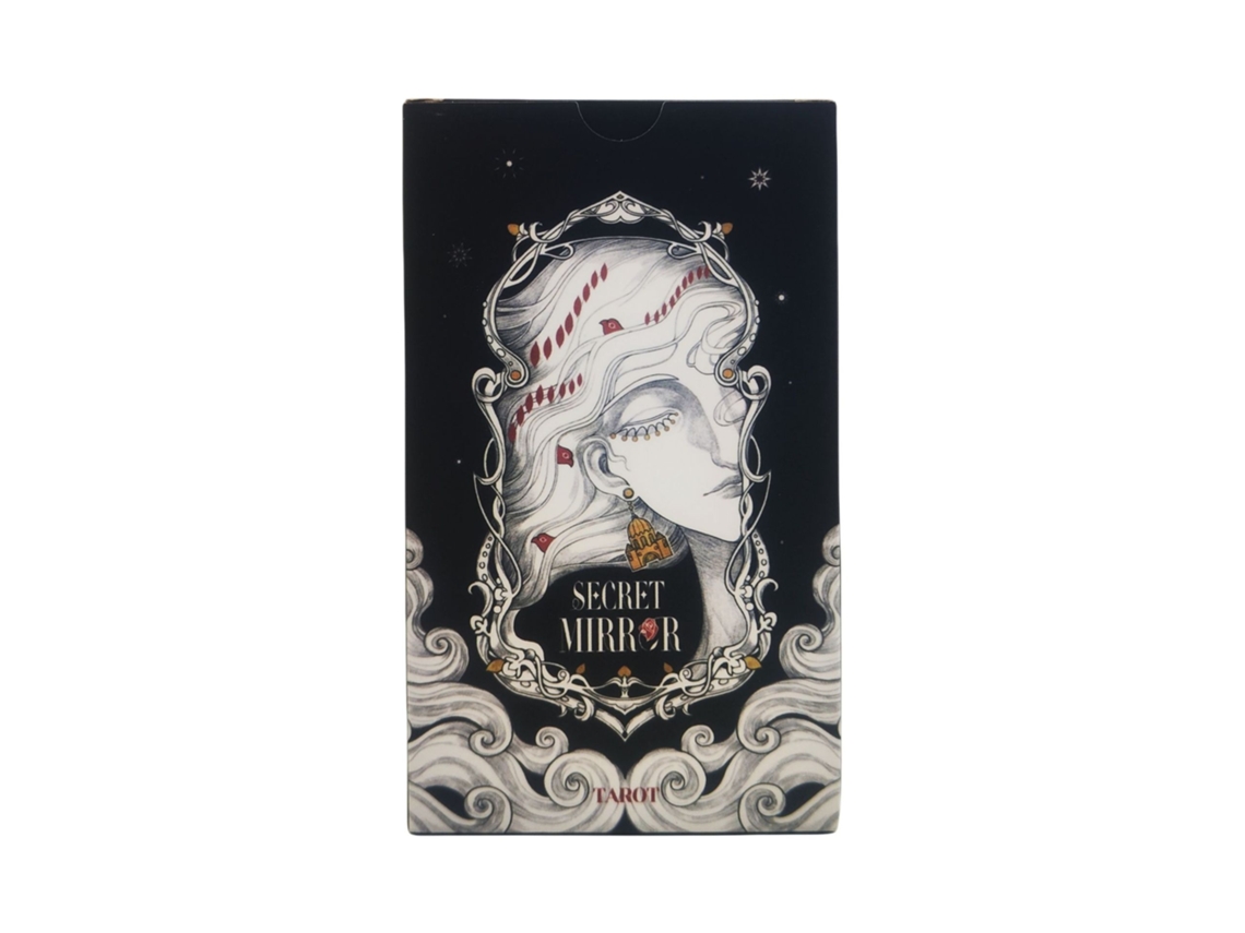 Baralho de Tarot Secret Mirror Room 12x7, com uma Versão em Inglês do Manual de Instruções do Tarot Rider waite. MDUG