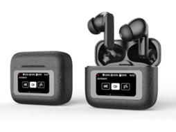 Fones De Ouvido Sem Fio Com Tela Led Sensível Ao Toque Inteligente, Tradução De Idiomas, Som Estéreo Hifi, Cancelamento
