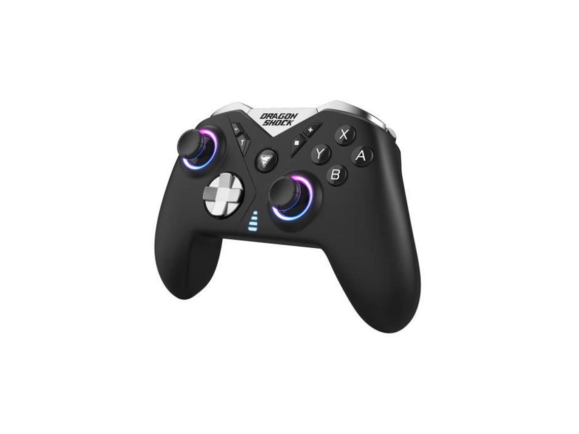 Dragonshock Nebula Pro Controlador Sem Fio Preto Pro para Nintendo Switch Switch Lite Switch OLED PS3 PC e Android AUCUNE