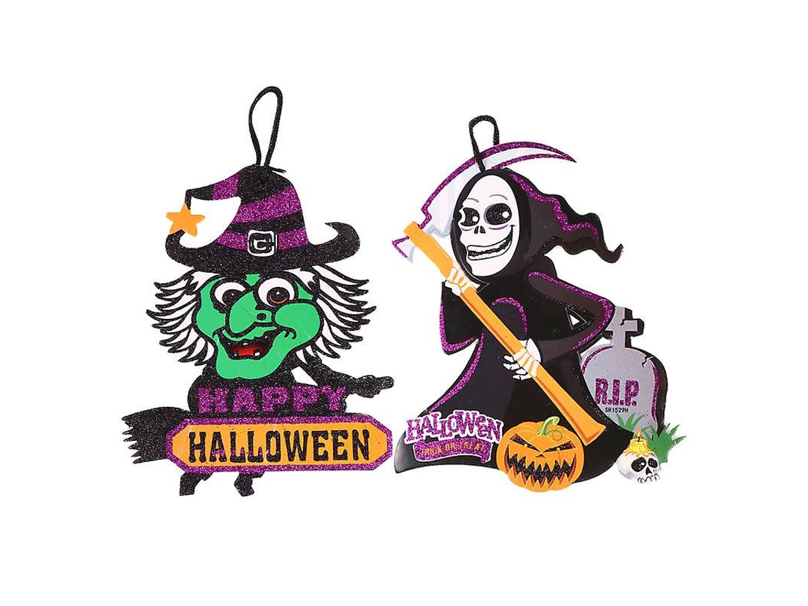 2 Peças de Acessórios de Halloween para Decorações de Halloween ALLINLESS