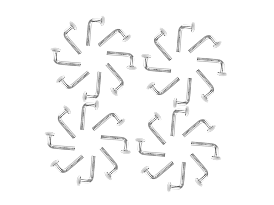 Conjunto De 70 Pinos De Segurança Galvanizados, Clipes Resistentes Para Facilitar A Instalação De Prateleiras.