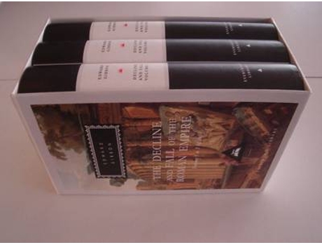 Livro decline and fall of the roman empire vo de edward gibbon (inglês)