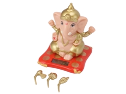 Estátua de Deus Ganesha Solar LAXISCREED