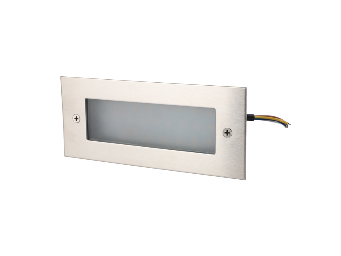 Lâmpada de Degrau Led IP65 Alumínio Impermeável 85-265V Luz Quente para Interior e Exterior S/MARCA