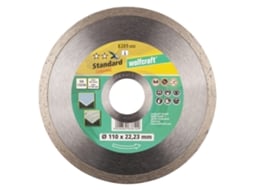 8381000 1 Disco De Corte De Diamante Standard Ceramic Ø 110 Mm Wolfcraft