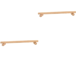 Zerodeko Conjunto De 2-suportes Toalha Madeira Simples Para Banheiro, Organizador De Toalhas Para Cozinha E Banheiro