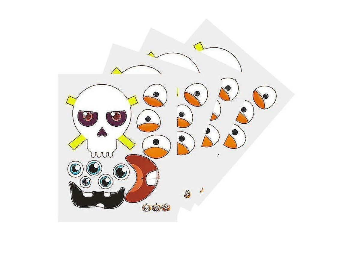Folhas De Adesivos De Halloween Para Decoração De Halloween Ly Ebike
