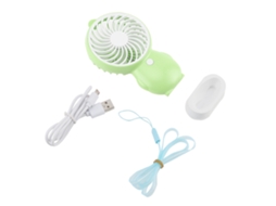 Ventilador Mini Portátil Laxiscreed Com Design Divertido, Recarregável Por Usb Para Máxima Comodidade
