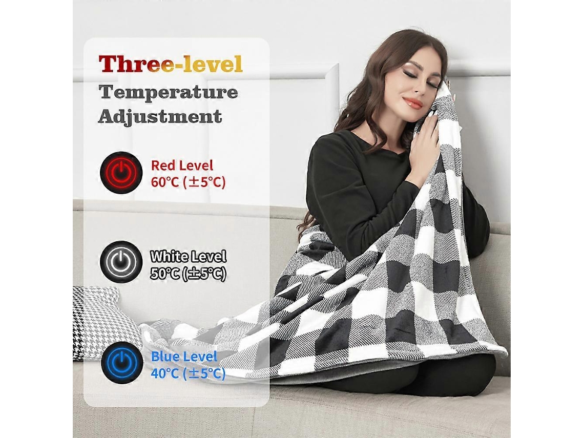 Manta Aquecida Elétrica Para Inverno, Isolamento Térmico, Xale Para Casa, Escritório E Camping Olysi Shop