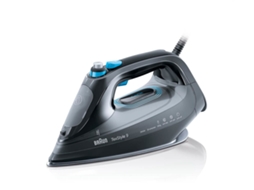 Ferro a Vapor BRAUN SI9188BK (Jato vapor: 230 g/min - Base: Saphir 3D)