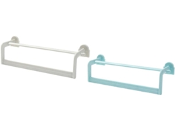 Suporte De Toalhas De Parede, Sem Necessidade De Furar, 2 Unidades, Suporte Duplo Para Toalhas, Ades Gokoco