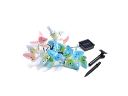 Luzes Decorativas em Cordo Solar com 12 Leds | S/MARCA