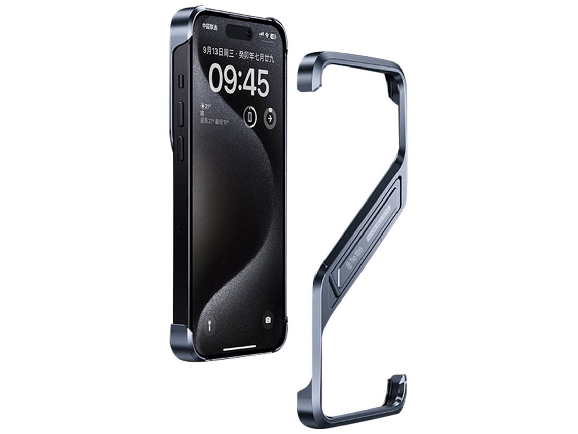 Suporte Casa Para Iphone 14 Alumínio Prateado