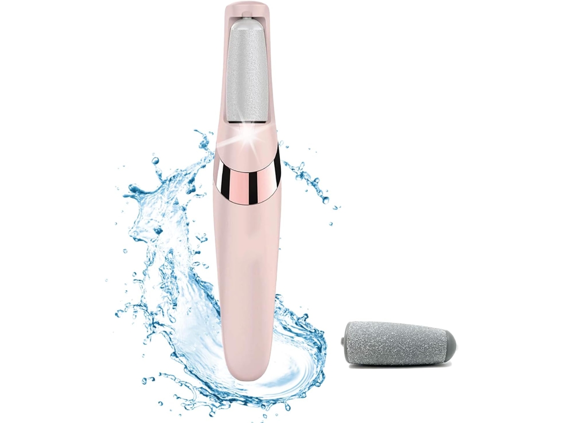 Lixa Elétrica Para Pés, Recarregável Via Usb, à Prova Dágua, Remove Calos, Com 2 Rolos, 2 Velocidades, Luz Led, Ferramenta Aquaforge