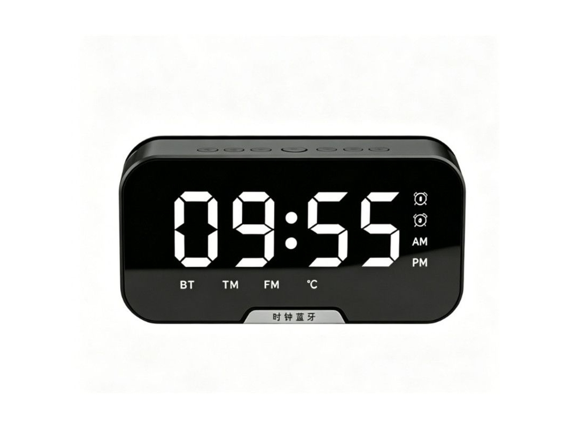 Relógio Digital Eletrônico De Mesa Led, Despertador, Hora E Temperatura