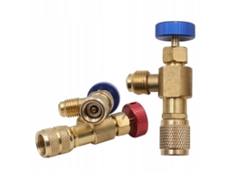Valvula De Carga R32/r41a – Alta Precision | Roscas 11mm/12mm | Azul